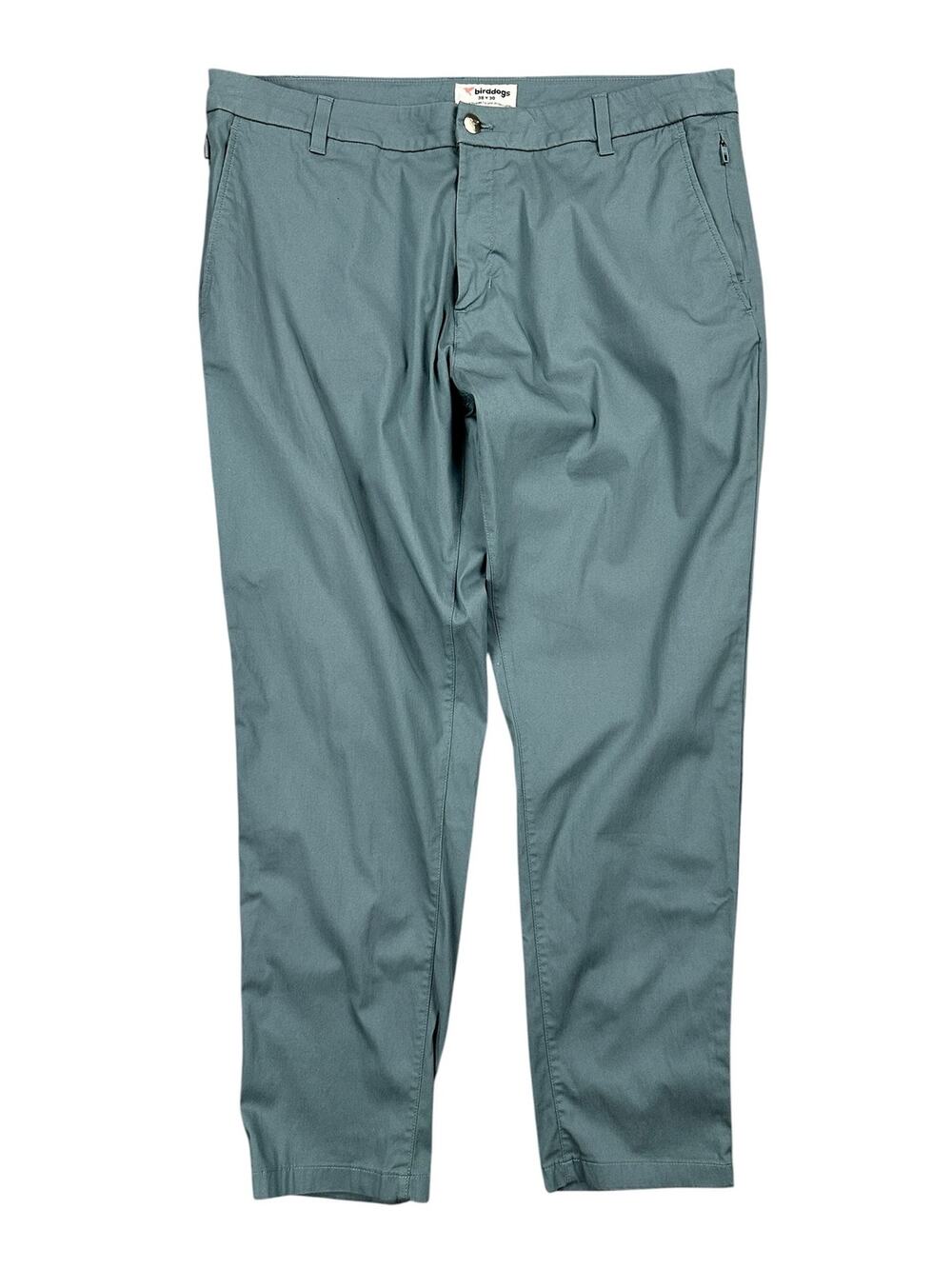 Birddogs Stretch Performance Khakis Slate Gray — Size 38x30